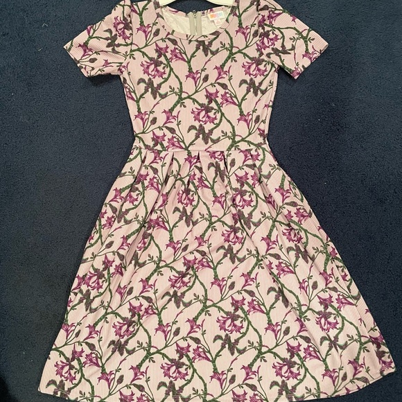 Lot of 8 like new and 1 nwt LULAROE Amelia XS - Picture 4 of 8